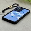 قاب گوشی Galaxy S21 FE سامسونگ سیلیکونی ژله ای Solid لاکچری محافظ لنزدار به همراه بند مچی مشکی کد 164809