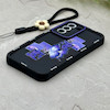 قاب گوشی Galaxy S21 FE سامسونگ سیلیکونی ژله ای Solid لاکچری محافظ لنزدار به همراه بند مچی مشکی کد 164812