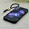 قاب گوشی Galaxy S23 FE سامسونگ سیلیکونی ژله ای Solid لاکچری محافظ لنزدار به همراه بند مچی مشکی کد 164823