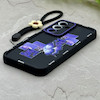 قاب گوشی Galaxy S24 FE سامسونگ سیلیکونی ژله ای Solid لاکچری محافظ لنزدار به همراه بند مچی مشکی کد 164825