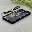 قاب گوشی Galaxy S25 Ultra سامسونگ سیلیکونی ژله ای Solid لاکچری محافظ لنزدار به همراه بند مچی مشکی کد 164832
