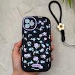 قاب گوشی iPhone 11 Pro Max آیفون سیلیکونی ژله ای Solid لاکچری محافظ لنزدار به همراه بند مچی مشکی کد 164842