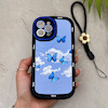 قاب گوشی iPhone 12 Pro Max آیفون سیلیکونی ژله ای Solid لاکچری محافظ لنزدار به همراه بند مچی مشکی کد 164846