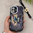 قاب گوشی iPhone 16 آیفون سیلیکونی ژله ای Solid لاکچری محافظ لنزدار به همراه بند مچی مشکی کد 164877