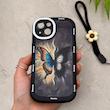 قاب گوشی iPhone 13 آیفون سیلیکونی ژله ای Solid لاکچری محافظ لنزدار به همراه بند مچی مشکی کد 164879