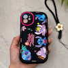 قاب گوشی iPhone 11 آیفون سیلیکونی ژله ای Solid لاکچری محافظ لنزدار به همراه بند مچی مشکی کد 164888