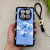قاب گوشی Redmi Note 14 Pro 4G شیائومی سیلیکونی ژله ای Solid لاکچری محافظ لنزدار به همراه بند مچی مشکی کد 164935