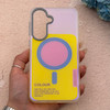 قاب گوشی Galaxy A17 سامسونگ اورجینال Bubble Case رنگی طرح مگ سیف سری 17 لنز برجسته کد 164273