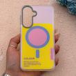 قاب گوشی Galaxy A17 سامسونگ اورجینال Bubble Case رنگی طرح مگ سیف سری 17 لنز برجسته کد 164273