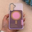 قاب گوشی Galaxy A17 سامسونگ اورجینال Bubble Case رنگی طرح مگ سیف سری 17 لنز برجسته کد 164274