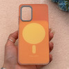 قاب گوشی Galaxy A14 سامسونگ اورجینال Bubble Case رنگی طرح مگ سیف سری 17 لنز برجسته کد 163942