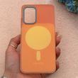 قاب گوشی Galaxy A14 سامسونگ اورجینال Bubble Case رنگی طرح مگ سیف سری 17 لنز برجسته کد 163942