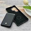 قاب گوشی Galaxy S26 Ultra سامسونگ اورجینال مون بلان Mont Blanc همراه با ولت Wallet جاکارتی ست مشکی کد E1-163784