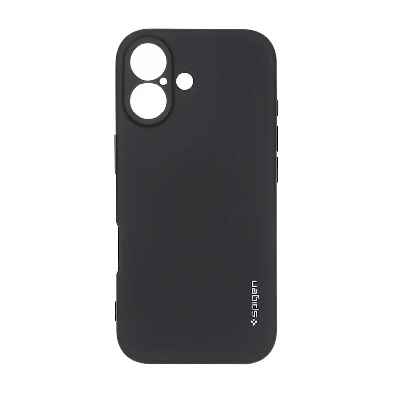 قاب گوشی iPhone 17 آیفون سیلیکونی ژله ای PC برند SPIGEN اسپیگن مشکی کد 180270