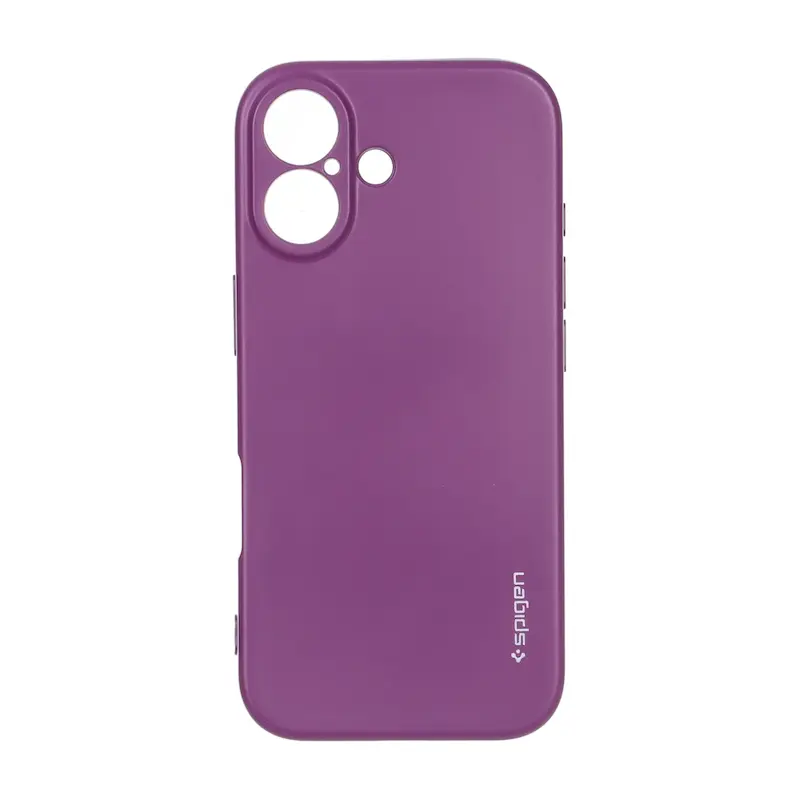 قاب گوشی iPhone 17 آیفون سیلیکونی ژله ای PC برند SPIGEN اسپیگن بنفش کد 180271