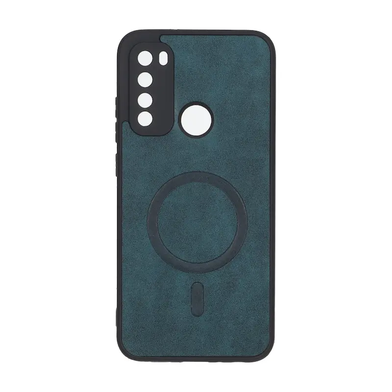 قاب گوشی Redmi Note 8 - Redmi Note 8 2021 شیائومی چرمی MP TPU طرح مگ سیف محافظ لنزدار سبز کد 164641