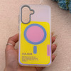 قاب گوشی Galaxy A57 سامسونگ اورجینال Bubble Case رنگی طرح مگ سیف سری 17 لنز برجسته کد 162942