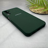 قاب گوشی Galaxy A05S سامسونگ سیلیکونی اورجینال پاک کنی سورا SORA درجه یک زیربسته سبز تیره کد 165130