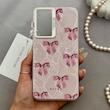 قاب گوشی Galaxy A17 سامسونگ So CooL سوکول اورجینال فانتزی دکمه کرومی طرح پاپیون کد 165064