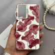 قاب گوشی Galaxy A17 سامسونگ So CooL سوکول اورجینال فانتزی دکمه کرومی طرح گل لاله قرمز کد 165065