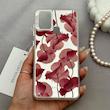 قاب گوشی Galaxy A21S سامسونگ So CooL سوکول اورجینال فانتزی دکمه کرومی طرح گل لاله قرمز کد 165066