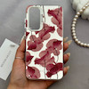 قاب گوشی Galaxy A35 سامسونگ So CooL سوکول اورجینال فانتزی دکمه کرومی طرح گل لاله قرمز کد 165072