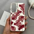 قاب گوشی Galaxy S23 FE سامسونگ So CooL سوکول اورجینال فانتزی دکمه کرومی طرح گل لاله قرمز کد 165089