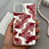 قاب گوشی iPhone 11 آیفون So CooL سوکول اورجینال فانتزی دکمه کرومی طرح گل لاله قرمز کد 165102