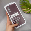 قاب گوشی Galaxy A05S سامسونگ سیلیکونی اورجینال پاک کنی سورا SORA درجه یک زیربسته زرشکی کد 165133