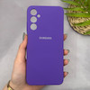 قاب گوشی Galaxy A05S سامسونگ سیلیکونی اورجینال پاک کنی سورا SORA درجه یک زیربسته بنفش کد 165141