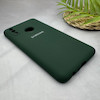 قاب گوشی Galaxy A10S سامسونگ سیلیکونی اورجینال پاک کنی سورا SORA درجه یک زیربسته سبز تیره کد 165144