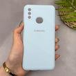 قاب گوشی Galaxy A10S سامسونگ سیلیکونی اورجینال پاک کنی سورا SORA درجه یک زیربسته آبی روشن کد 165145