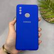 قاب گوشی Galaxy A10S سامسونگ سیلیکونی اورجینال پاک کنی سورا SORA درجه یک زیربسته آبی کاربنی کد 165146