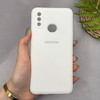 قاب گوشی Galaxy A10S سامسونگ سیلیکونی اورجینال پاک کنی سورا SORA درجه یک زیربسته سفید کد 165147