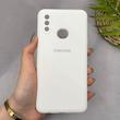 قاب گوشی Galaxy A10S سامسونگ سیلیکونی اورجینال پاک کنی سورا SORA درجه یک زیربسته سفید کد 165147