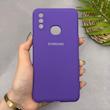 قاب گوشی Galaxy A10S سامسونگ سیلیکونی اورجینال پاک کنی سورا SORA درجه یک زیربسته بنفش کد 165149