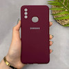 قاب گوشی Galaxy A10S سامسونگ سیلیکونی اورجینال پاک کنی سورا SORA درجه یک زیربسته زرشکی کد 165152