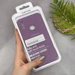 قاب گوشی Galaxy A10S سامسونگ سیلیکونی اورجینال پاک کنی سورا SORA درجه یک زیربسته بنفش کد 165153