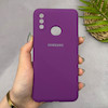 قاب گوشی Galaxy A10S سامسونگ سیلیکونی اورجینال پاک کنی سورا SORA درجه یک زیربسته بنفش کد 165153