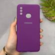 قاب گوشی Galaxy A10S سامسونگ سیلیکونی اورجینال پاک کنی سورا SORA درجه یک زیربسته بنفش کد 165153