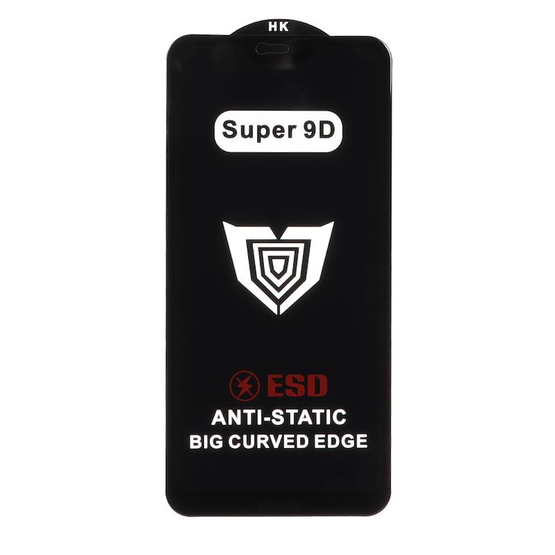 گلس گوشی Huawei Nova 3e هوآوی شیشه ای فول کاور HK ESD ANTI STATIC دور تراش Full Cover Super 9D اورجینال کد G35-180335