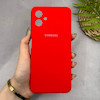قاب گوشی Galaxy A06 سامسونگ سیلیکونی اورجینال پاک کنی سورا SORA درجه یک زیربسته قرمز کد 165158
