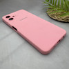قاب گوشی Galaxy A06 سامسونگ سیلیکونی اورجینال پاک کنی سورا SORA درجه یک زیربسته صورتی کد 165160
