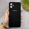 قاب گوشی Galaxy A06 سامسونگ سیلیکونی اورجینال پاک کنی سورا SORA درجه یک زیربسته مشکی کد 165164