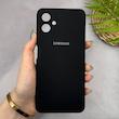قاب گوشی Galaxy A06 سامسونگ سیلیکونی اورجینال پاک کنی سورا SORA درجه یک زیربسته مشکی کد 165164