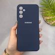قاب گوشی Galaxy A14 سامسونگ سیلیکونی اورجینال پاک کنی سورا SORA درجه یک زیربسته سرمه ای کد 165169