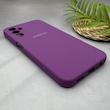 قاب گوشی Galaxy A14 سامسونگ سیلیکونی اورجینال پاک کنی سورا SORA درجه یک زیربسته بنفش کد 165171