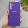قاب گوشی Galaxy A14 سامسونگ سیلیکونی اورجینال پاک کنی سورا SORA درجه یک زیربسته بنفش کد 165174