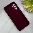 قاب گوشی Galaxy A14 سامسونگ سیلیکونی اورجینال پاک کنی سورا SORA درجه یک زیربسته زرشکی کد 165175