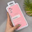 قاب گوشی Galaxy A14 سامسونگ سیلیکونی اورجینال پاک کنی سورا SORA درجه یک زیربسته صورتی کد 165176